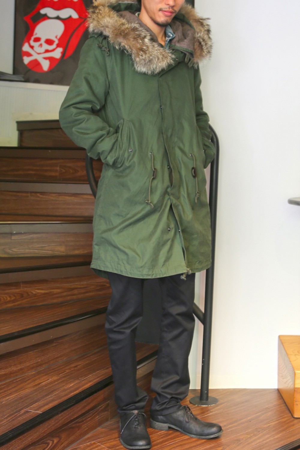 名作attachmentモッズコートを着用頂きました 328 River